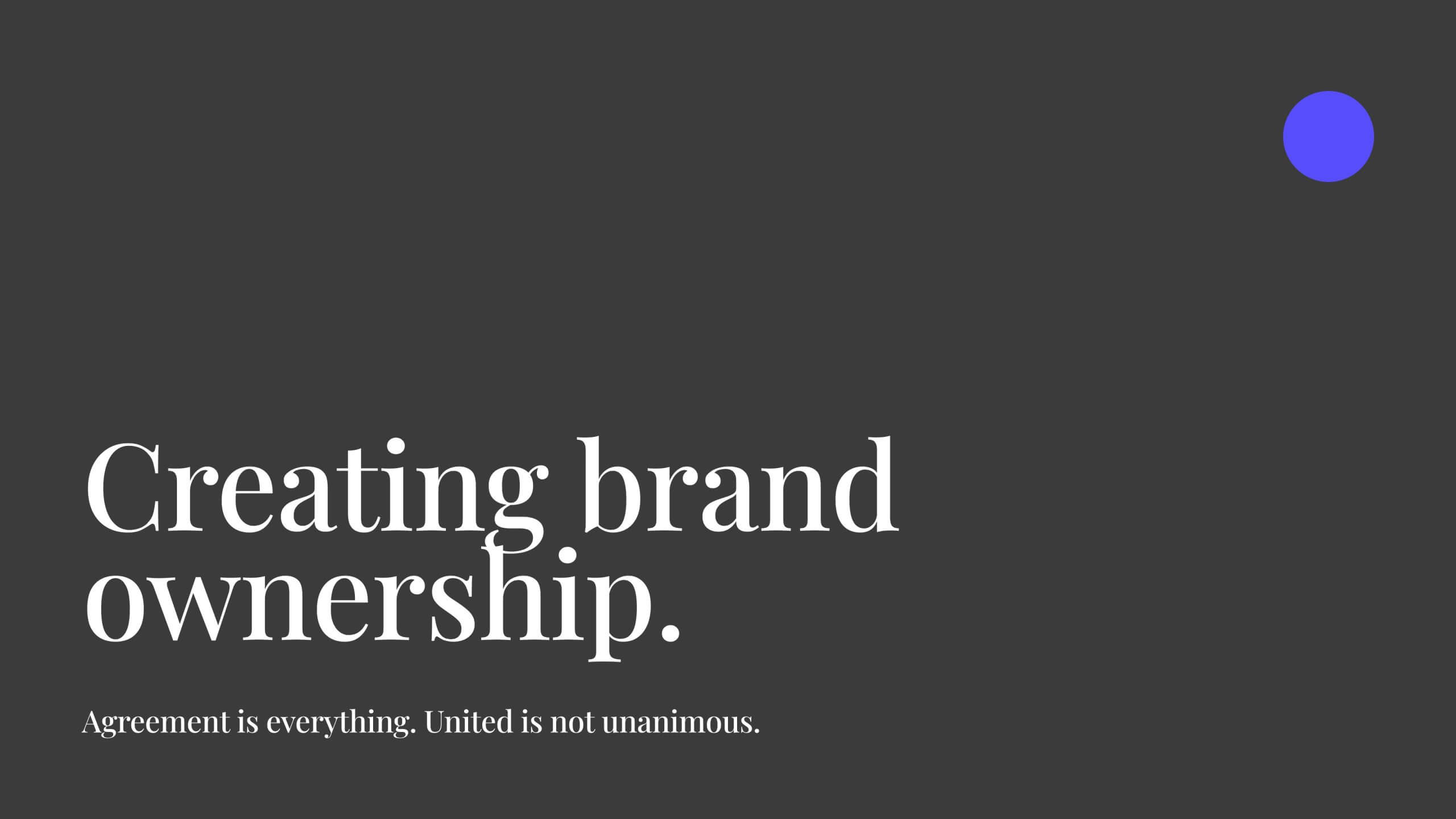 Brand Ownership